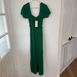 Dance & Marvel Vibrant Green Maxi Dress
